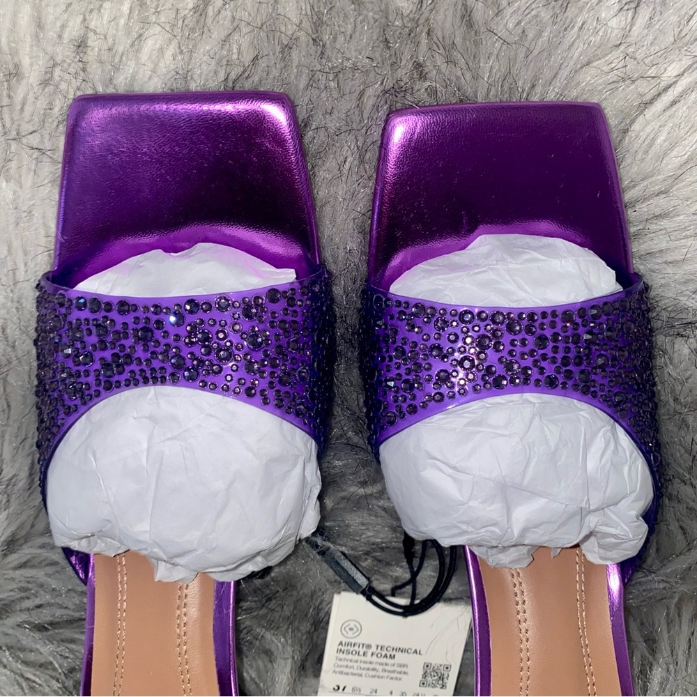 ZARA Rhinestone Sandals - Picture 6 of 7